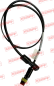 Preview: 128110 Kempf Verlängerungskabel 2 adrig, 1000 mm Kabel